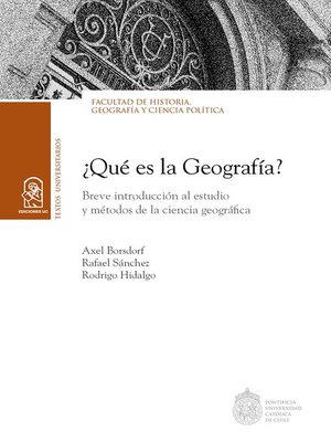cover image of ¿Qué es la Geografía?